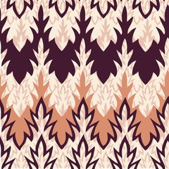 Boho Feathers Underlaid Seamless Pattern