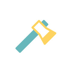 axe icon vector flat style