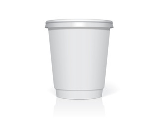 Plastic cup for your design and logo