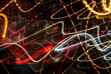 Lighting motion blur abstract waves colorfull background