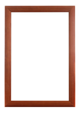 Obraz premium Brown wooden frame with stripes