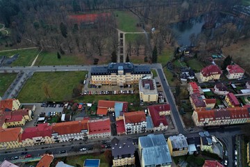 Franzensbad aus der Luft