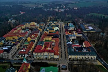 Franzensbad aus der Luft