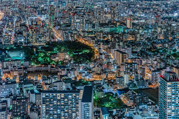 美しい大阪の夜景