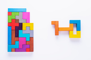 Fototapeta premium Keyhole and key, logical concept.