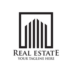 Real Estate Logo Design Vector EPS 10
