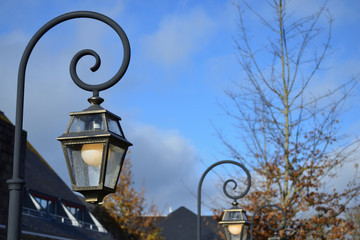 Fototapeta na wymiar old lantern in France