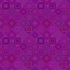 Purple geometric diagonal square tile mosaic pattern background - seamless graphic design