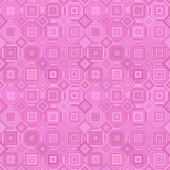 Pink abstract geometric diagonal square mosaic pattern background - seamless illustration