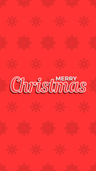 Naklejka na ściany i meble Merry Christmas background. Template for poster, banner or web. Vector illustration
