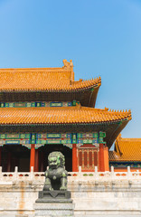 Obraz premium Beijing Forbidden City, Forbidden City, Chinese Capital, Taihe Gate