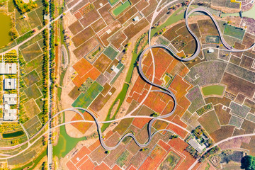 Aerial photography Santai Forest Park