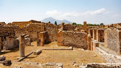 Ancient ruins at Pompeii, Italy