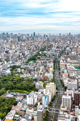 大阪市街地の全景