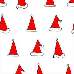 Christmas hat pattern.