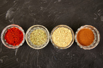 Fresh and dried seasoning herbs and spices