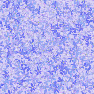 Lilac. Seamless pattern