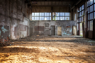 Empty Factory Room 