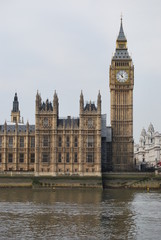 Obraz na płótnie Canvas The Palace of Westminster, London, England