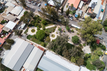 Aerial View of a Park in Cochabamba, Bolivia