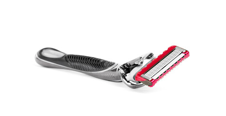 Modern razor isolated