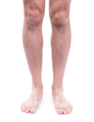 Hairy man's legs