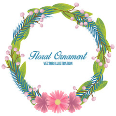 Obraz premium Floral Decorative Wedding Design