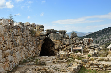 Fototapeta na wymiar Archaeological sites of Mycenae and Tiryns, Greece