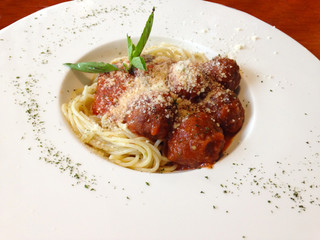spaghetti meatballs