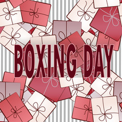 Seamless pattern with colorful gift boxes. Pattern for fabric print, wrapping paper designe. EPS10