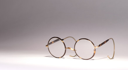 Vintage glasses isolated