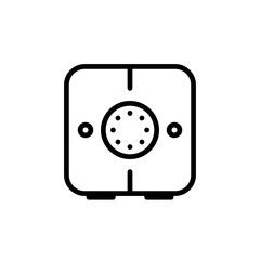 bank safe icon vector design