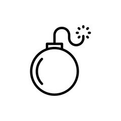 bomb icon vector design