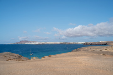 Papagayo coastline in Lanzarote island, Spain