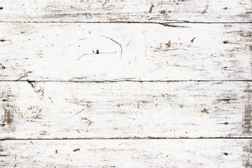 White color grunge old wood plate textured background for decoration