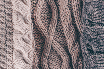 Knitting wool texture background