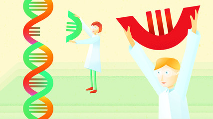 Crispr/Cas9 Scientist Man