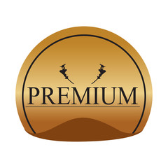 Abstract premium label