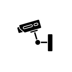 cctv camera icon vector glyph style