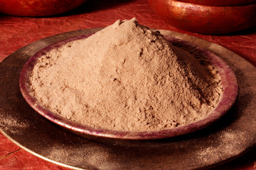 BOWL OF GINGER POWDER