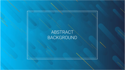 Abstract colorful geometric dynamic shapes background with white frame space for text. Vector illustration in blue colors.