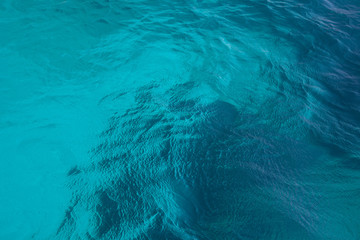 Turquoise sea water background