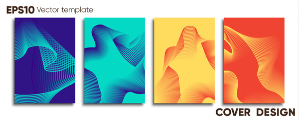 Creative colored cover. Cover design.