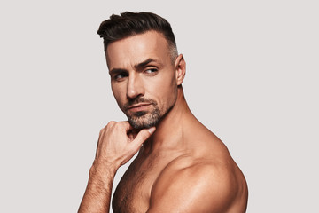 Portrait of masculinity. 