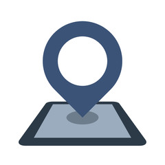 map marker icon, vector pin location, gps icon, parking car, place holder