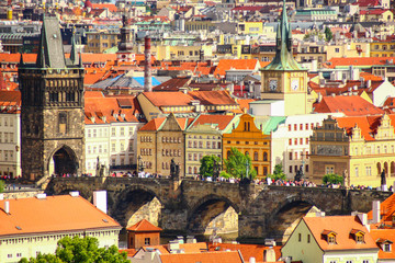 Fototapeta na wymiar 낭만의 도시 체코의 수도 프라하 풍경