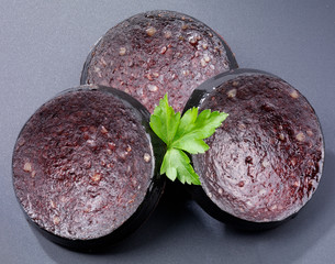 SLICED BLOOD PUDDING