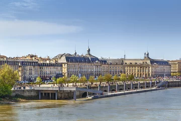 Fotobehang View of Bordeaux city center, France © borisb17