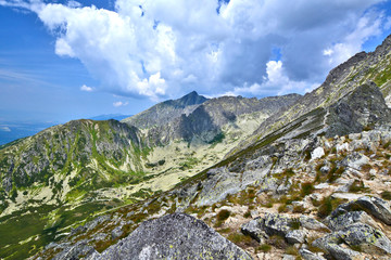 Beautiful scenery of Tatra mountains, Slovakia