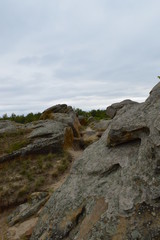 rocks in the mountains